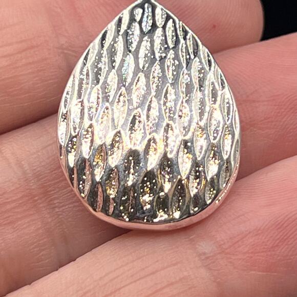 2 Fashion Pendants with One Silver Tone Lobster Clasp 18" Chain - Picture 4 of 8